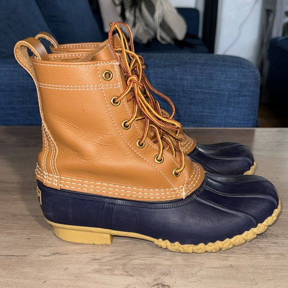 LL Bean Bean Boots Duck Boots Size 8 - Picture 4 of 8
